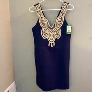 Lilly Pulitzer Largo Shift in True Navy Sz 2